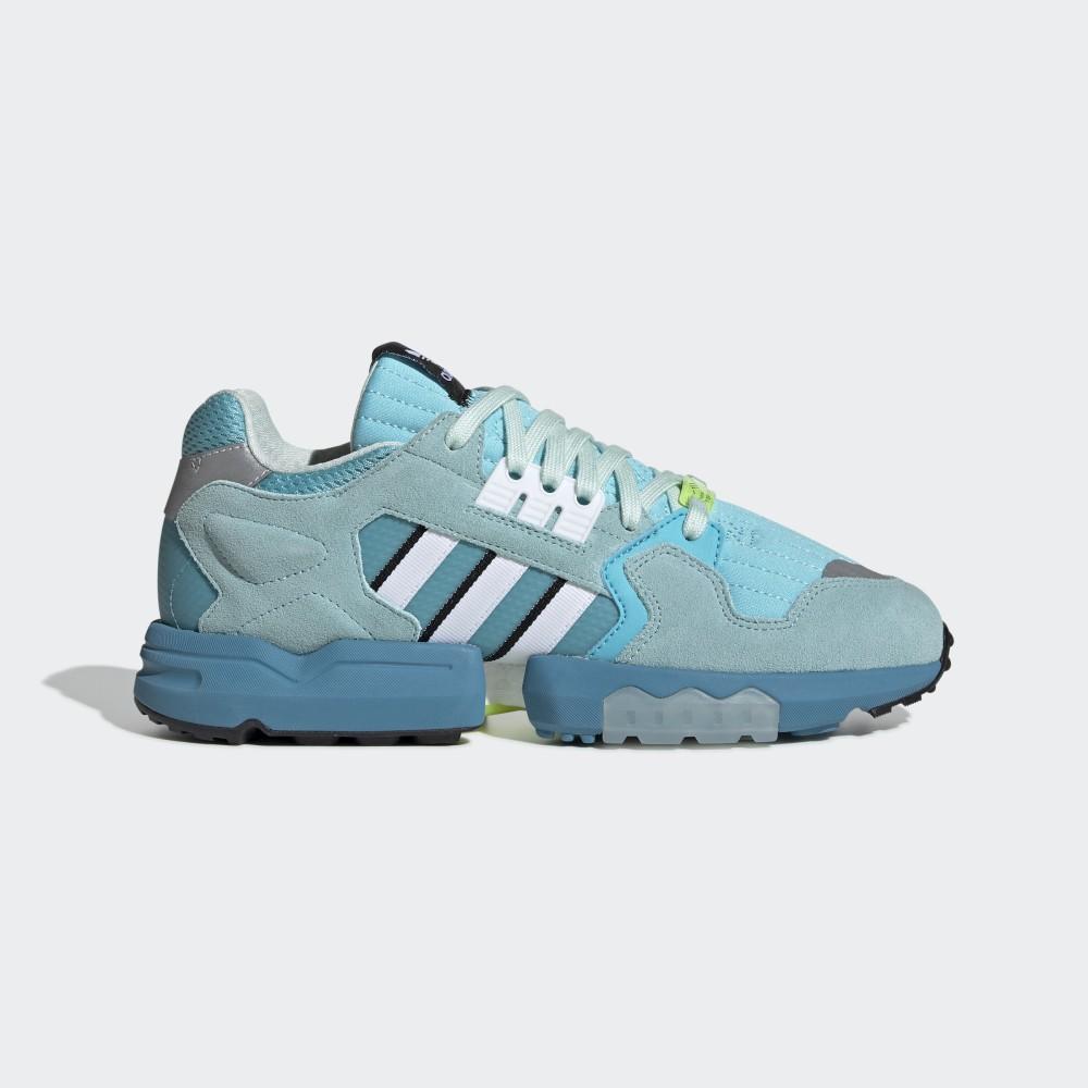 Adidas Men's ZX Torsion Originals Shoes Light Turquoise/White Ireland EG7964